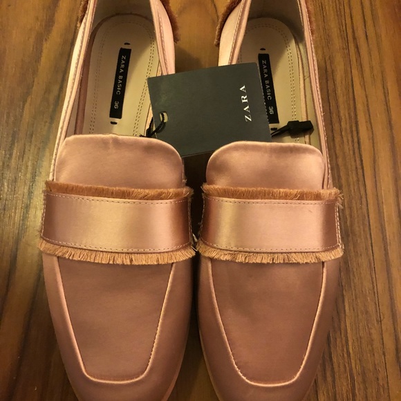 Sale!! Zara satin loafers flats - Picture 5 of 6